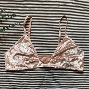 NWOT! UO Out From Under pale pink bralette.